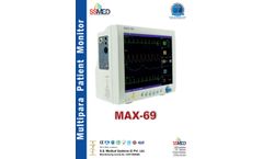 SSMED - Model MAX-69 - Multipara Patient Monitor - Brochure
