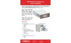 SAIREM - Model GMP100 - 10 kW Microwave Generator at 2450 MHz Brochure