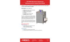 SAIREM - Model GLP360 - 18 kW to 36 kW Microwave Generators at 915 MHz Brochure