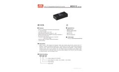 MW - Model MDS15 Series - 15W 2x1 Inch Package Medical Grade DC-DC Converter - Datasheet