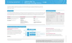 SOPHiA DDM - Dx RNAtarget Oncology Solution (ROS) - Datasheet