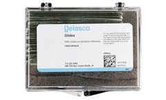 Model DPSA/S - Delasco Slides with Pressure Sensitive Adhesive, Box of 40