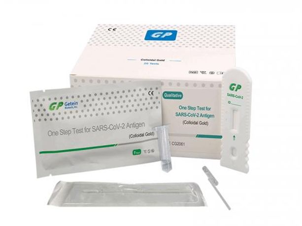 Getein Biomedical - COVID-19 SARS-CoV-2 Antigen Rapid Test Kit (Colloidal Gold)