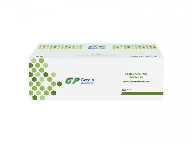 Getein Biomedical - CK-MB/cTnI/H-FABP Fast Test Kit (Immunofluorescence Assay)