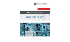 ERMA FIRST FIT - Model BTWS - Ballast Water Treatment Systems - Brochure