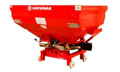 Growmak - Model GRW 1000 CiFT - Hanging Type Double Disc Fertilizer Spreader 1000 lt