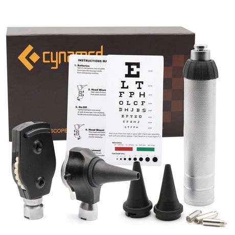 Cynamed - Model CYN01-182 - 2-in-1 Otoscope and Ophthalmoscope Set