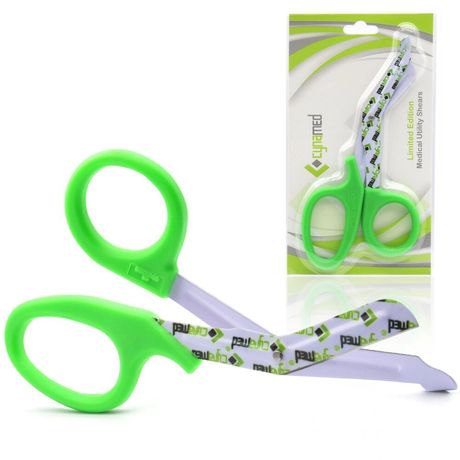 Cynamed - Cynamed Trauma Bandage Scissors – Safety Medical Scissors with Blunt Tip and Serrated Blade – Tough and Durable Stainless Steel – Light and Comfortabl