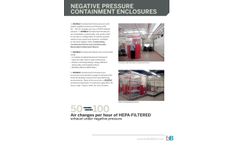 bioBUBBLE - Negative Pressure Containment Enclosures - Brochure