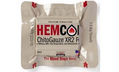 ChitoGauze - Model XR2 PRO - 1101 - Hemostatic Chitosan-Coated Gauze