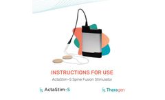 ActaStim - Model S - Non-Invasive Medical Devices Instructions for Use - Brochure