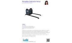 Lode - Model 919940 - Portable Calibrator Versa - Datasheet