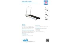Valiant - Model 2 cpet - 938900 - Robust and Reliable Treadmill - Brochure