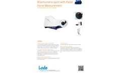 Lode Brachumera Sport - Highest Load Accurate Arm Ergometer with Pedal Force Measurement - Brochure