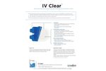 Covalon - Model IV Clear - Antimicrobial Clear Silicone Adhesive Securement Dressing with Chlorhexidine and Silver - Brochure