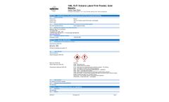 Sirchie - Gold Metallic Fingerprint Powder - Safety Data Sheet