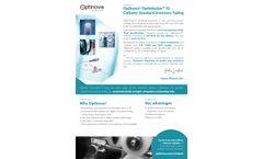 Optinova Optinfusion - IV Catheter Standard Inventory Tubing Brochure
