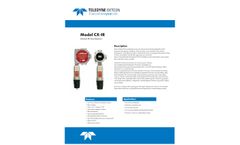 Model CX-IR - Infrared LEL Gas Detectors - Datasheet