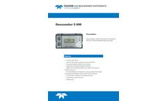 Gascoseeker - Model 2-500 - Portable Gas Leak Measurement Device - Brochure