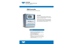 Teledyne - Model 7800 Series - Multichannel Gas & Flame Monitoring System - Brochure