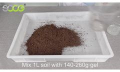 SOCO Polymer Wet Application of Water Retaining Agent - Video