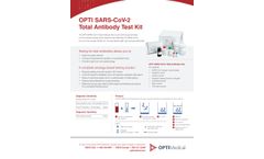OPTI - SARS-CoV-2 Total Antibody Test Brochure