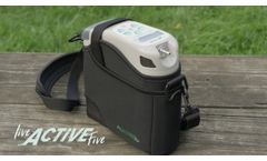 Live Active Five - Portable Oxygen Concentrator | Precision Medical - Video