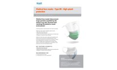 Ansell - Model Type IIR - Medical Face Masks for High Splash Protection - Brochure