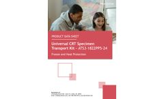 Akuratemp - Universal Protection - CRT Specimen Transport Kit Brochure