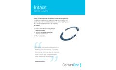 Intacs - Model ICI - Intacs Corneal Implants For Keratoconus - Brochure