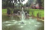 Evolution Fleur De Lis - Floating Pond Fountain