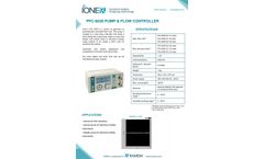 Ioner - Model PFC-6020 - Pump and Flow Controller - Datasheet