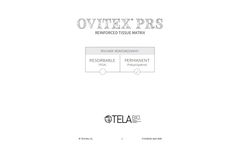OviTex - Model PRS - Reinforced Tissue Matrix - Instructions Brochure