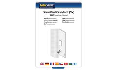 Solar Warm Air Collector - Installation Manuals