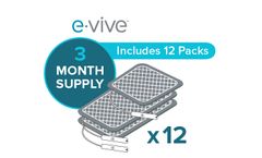 e-vive Electrodes – Three Month Supply (12 packs)
