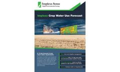 Implexx Crop Water Use Forecast - Brochure