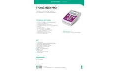 I-Tech - Model T-One Medi Pro - 4-Channel Electrotherapy Device - Brochure