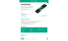 Powersonic - Ultrasound Therapy Device - Brochure