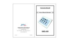 Johari - Model NMS-498 - Electronic Nerve and Muscle Stimulator- Brochure