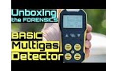 Basic Multigas Detector 4 Gas Monitor - Video