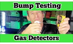 What is a bump test on a gas detector?- Video