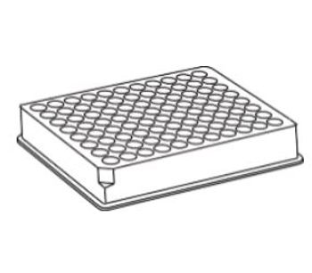Apricot DWP-360-96-RD-U-C - DWP-360-96-RD-U-C-S Deep Well Plate