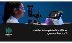 How to encapsulate cells in agarose beads - Video