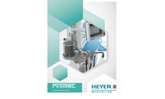 heyer - Model Pasithec I - Anesthesia Workstation for Performing and Monitoring - Brochure