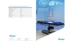 Aegistab OP350 - Electronic Operating Table - Brochure