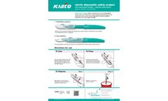 Kiato - Safety Scalpels - Datasheet