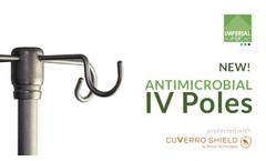 Imperial Surgical Antimicrobial IV Poles protected with CuVerro Shield??? - Video