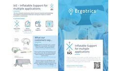 Ergotrics - Model IxS - Inflatable Support for Multiple Applications - Brochure