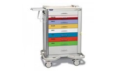 Model PBL-PC-9 - A-Smart Premier Aluminum Broselow Pediatric Cart