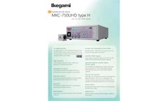 IKEGAM - Model MKC-750UHD Type H - 3CMOS 4K Medical Grade Camera with 12G-SDI, HDMI 2.0 outputs - Brochure